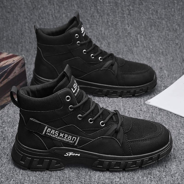 Herren robuste High-Top Outdoor-Boots mit profilierter Offroad-Sohle, gepolstertem Knöchelkragen und verstärkter Zehenkappe – Tavélo