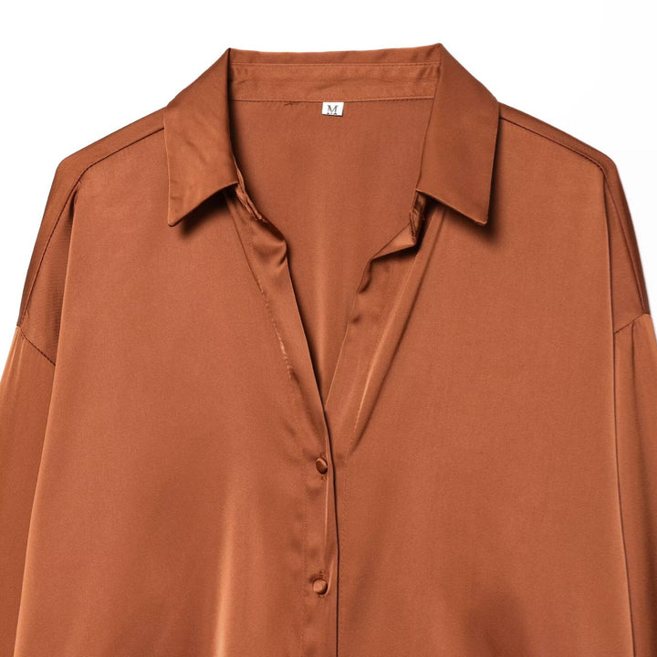 Damen Seidenbluse mit eleganten Federn an den Ärmelabschlüssen Echo Archiv