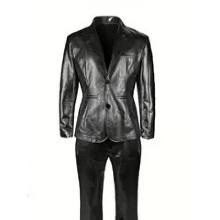 Herren Glamouröser Satin-Anzug Echoarchiv