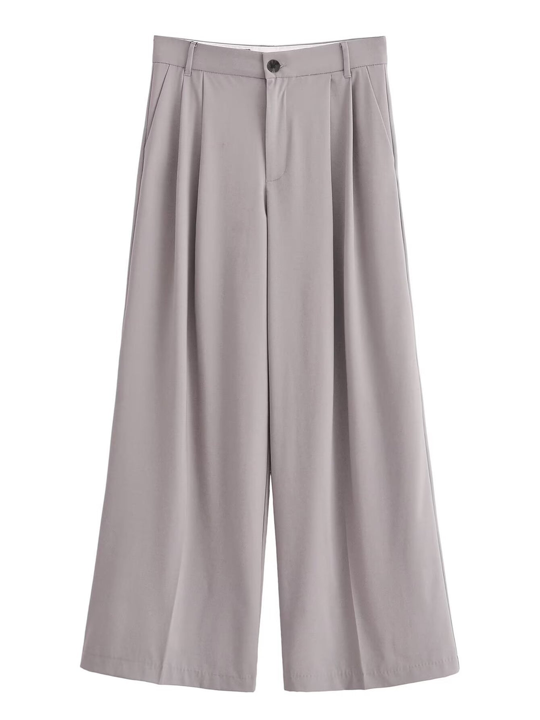 Damen Weite Bundfaltenhose im Palazzo‑Stil mit hoher Taille Echo Archiv