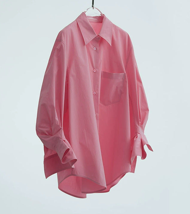 Damen Oversized Hemd mit lässigem Schnitt Echoarchiv