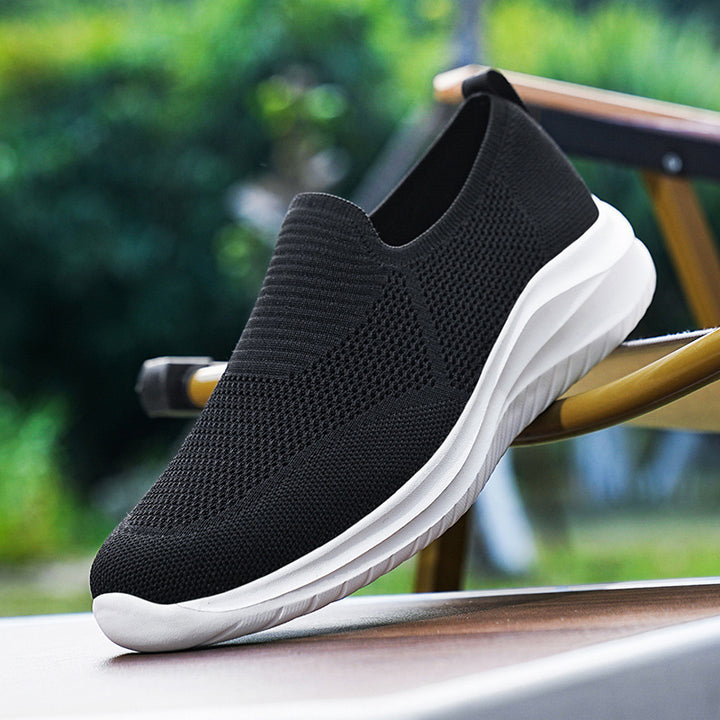Unisex nan sockenähnlicher Strick-Slipper mit anatomischem Komfortfußbett und flexibler Leichtsohle Echo Archiv