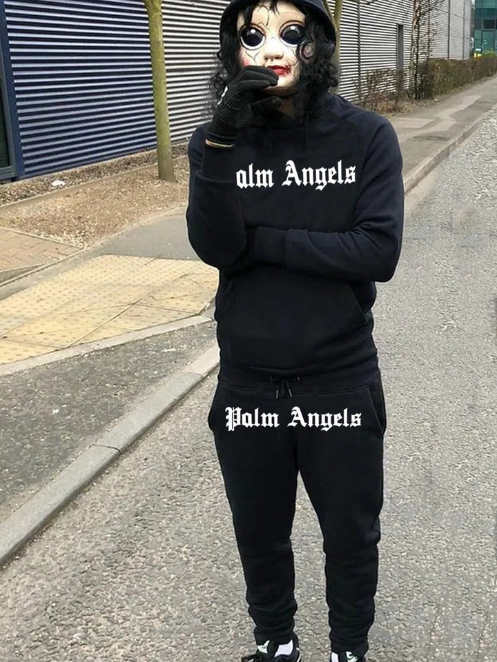 Herren Sweatsuit mit großflächigem Frontdruck Echoarchiv