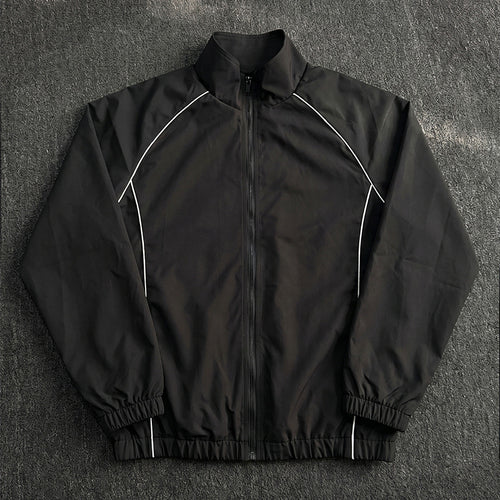 Herren Sportliche Windjacke mit Stehkragen Echo Archiv