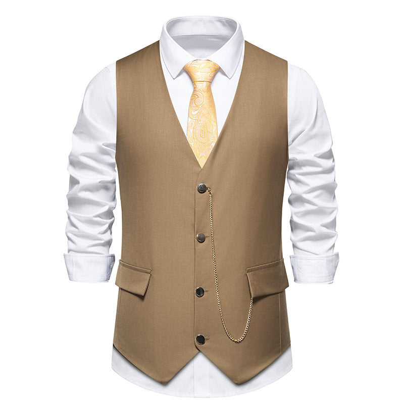 Herren elegante Weste mit feinen Details und modernen Akzenten Echoarchiv