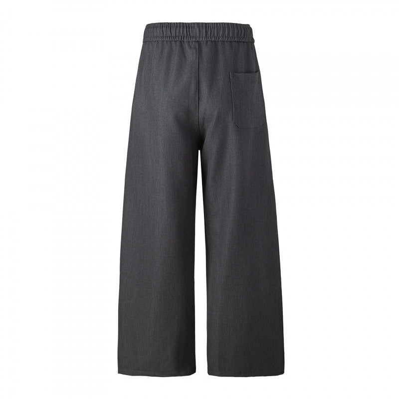 Damen Elegante Culotte-Hose mit weitem Bein, Bügelfalte und elastischem Komfortbund Echo Archiv