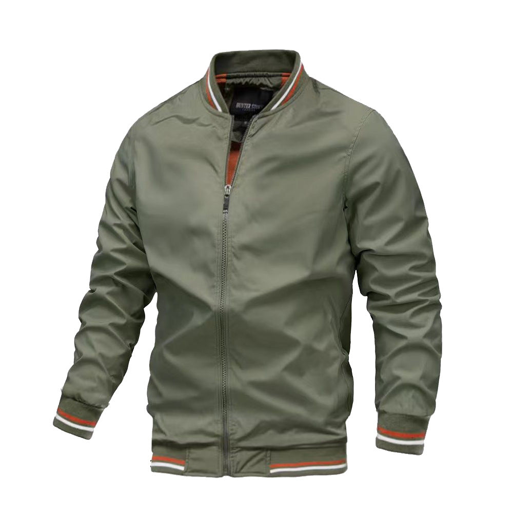 Herren Elegante Bomberjacke Echo Archiv