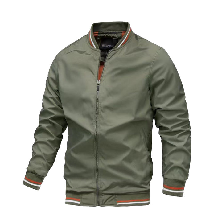 Herren Elegante Bomberjacke Echo Archiv