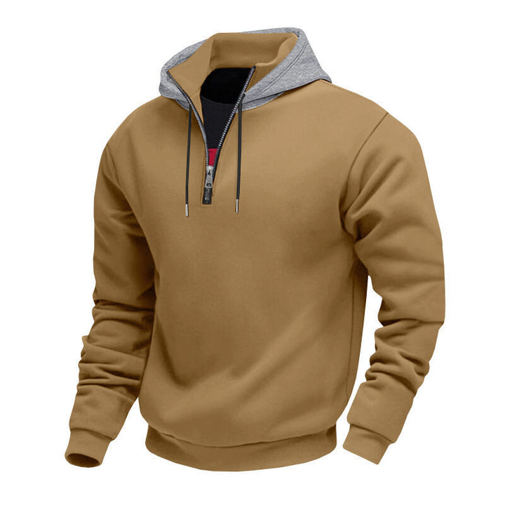 Herren Sweatshirt mit Reißverschluss und hohem Kragen Echoarchiv