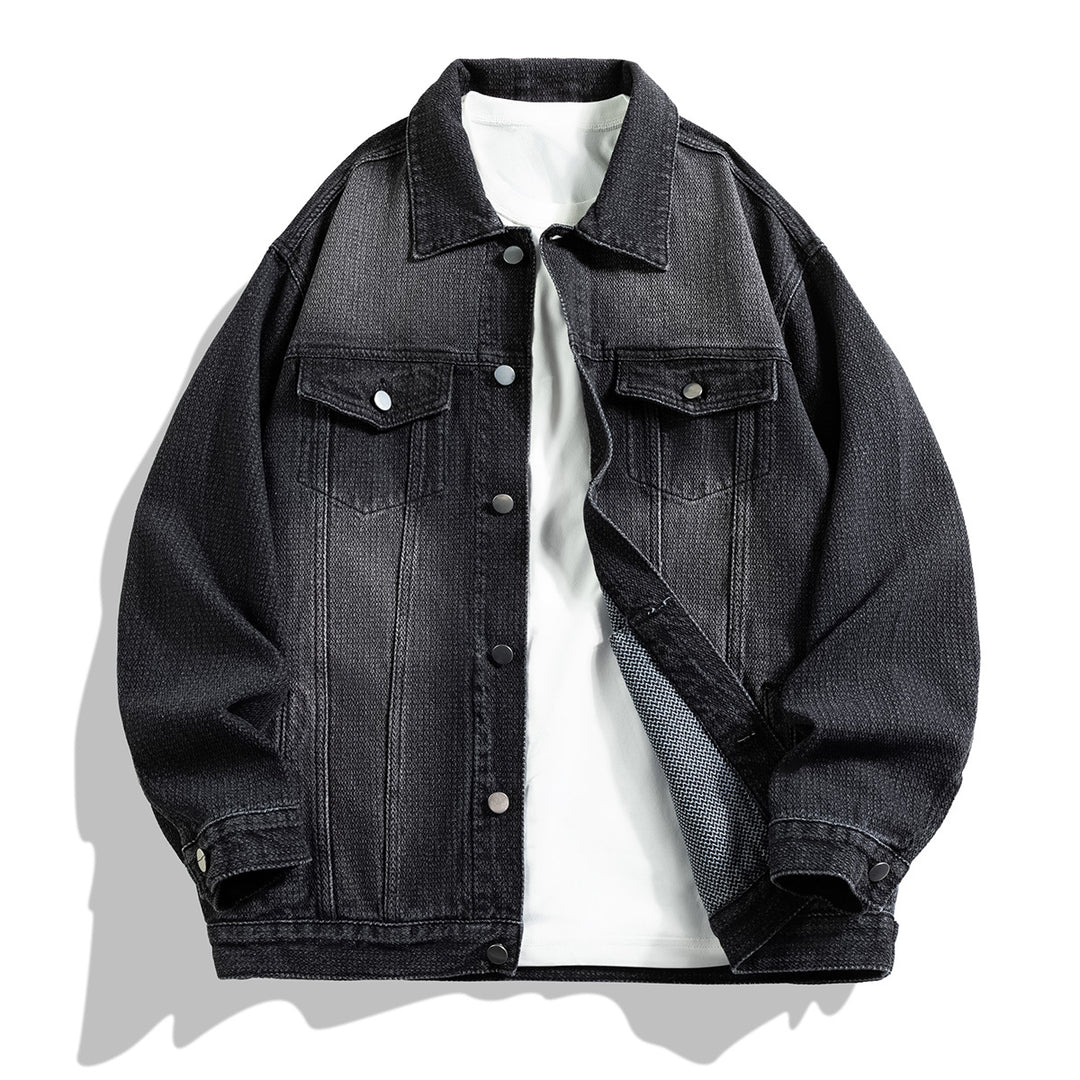 Herren Jeansjacke im klassischen Look mit praktischen Taschen Echoarchiv