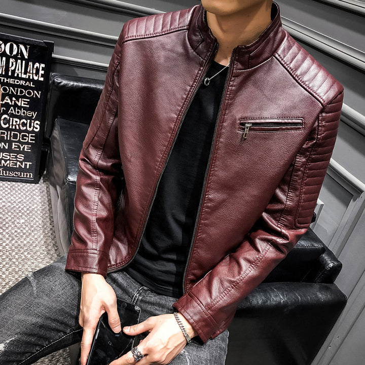 Herren Stylishe Bikerjacke Echo Archiv