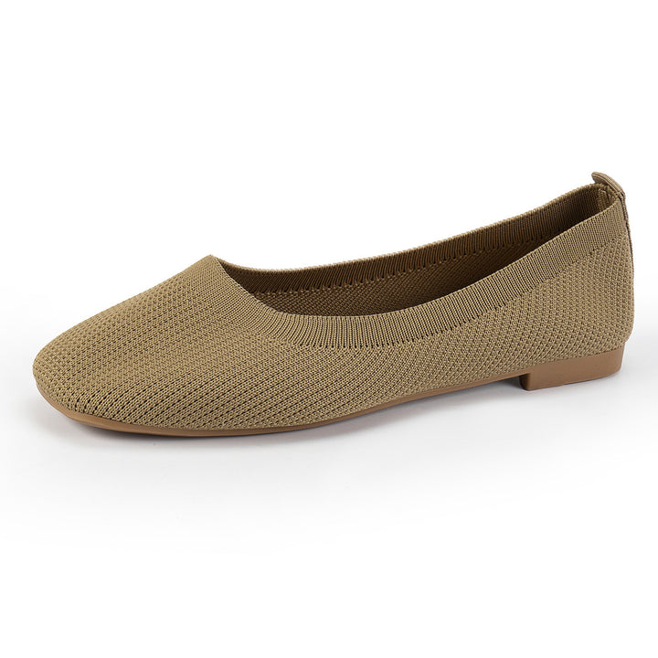 Damen Flexible Strick‑Slipper mit orthopädisch gepolstertem Fußbett Echoarchiv