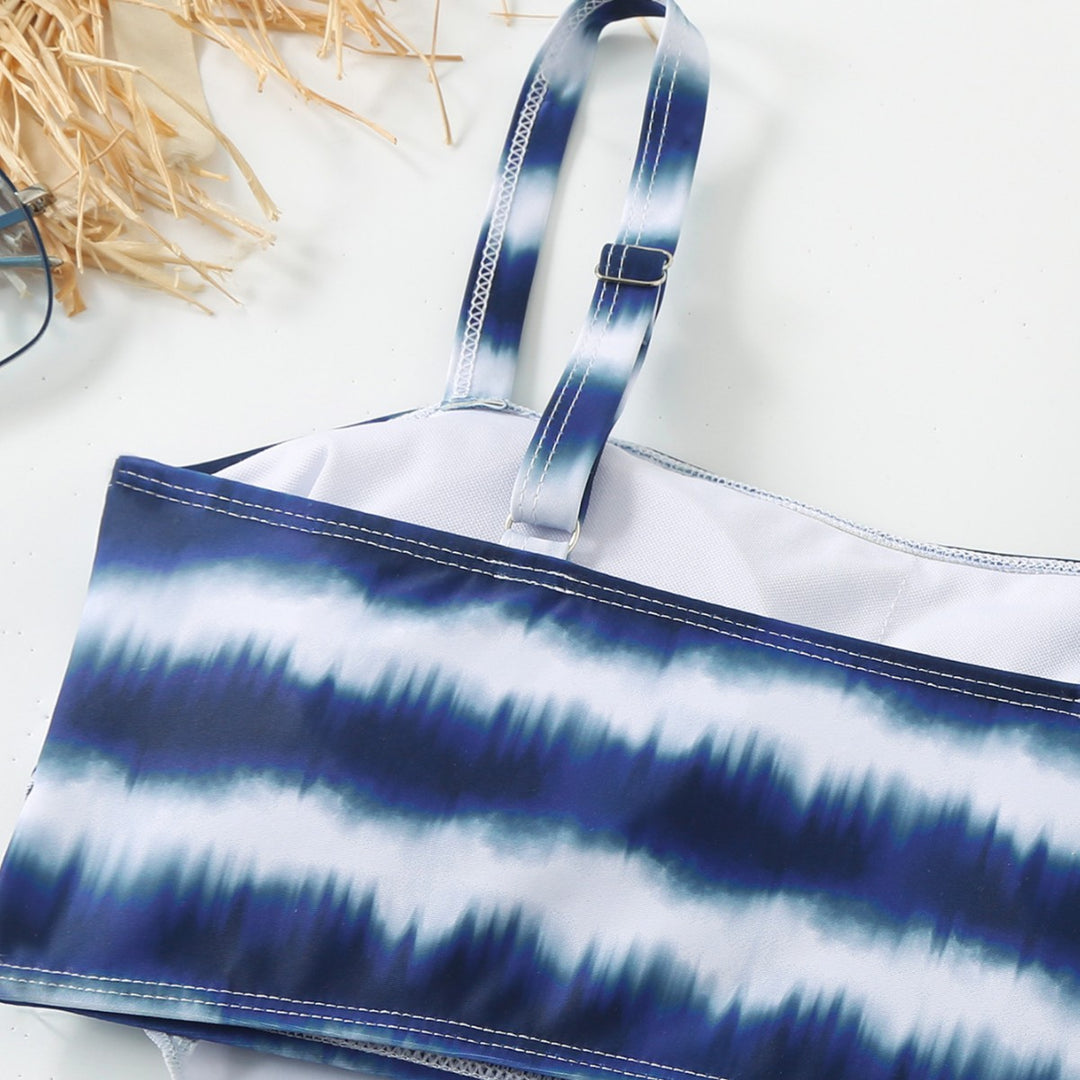 Damen Triangel-Bikini-Set mit asymmetrischem Rock und klassischem Schnitt Echo Archiv
