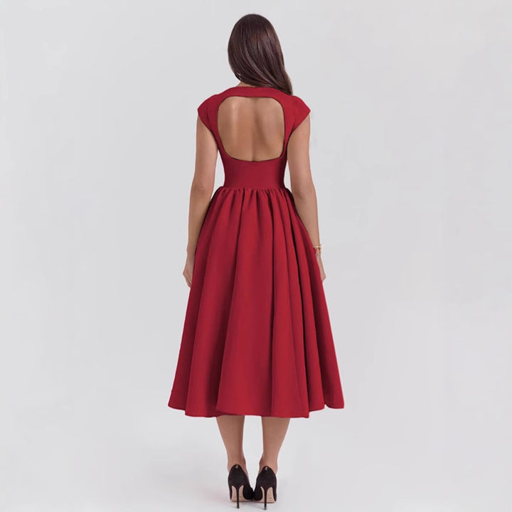 Damen Cocktailkleid mit schickem A-Linien-Schnitt und eleganter Taillierung Echo Archiv