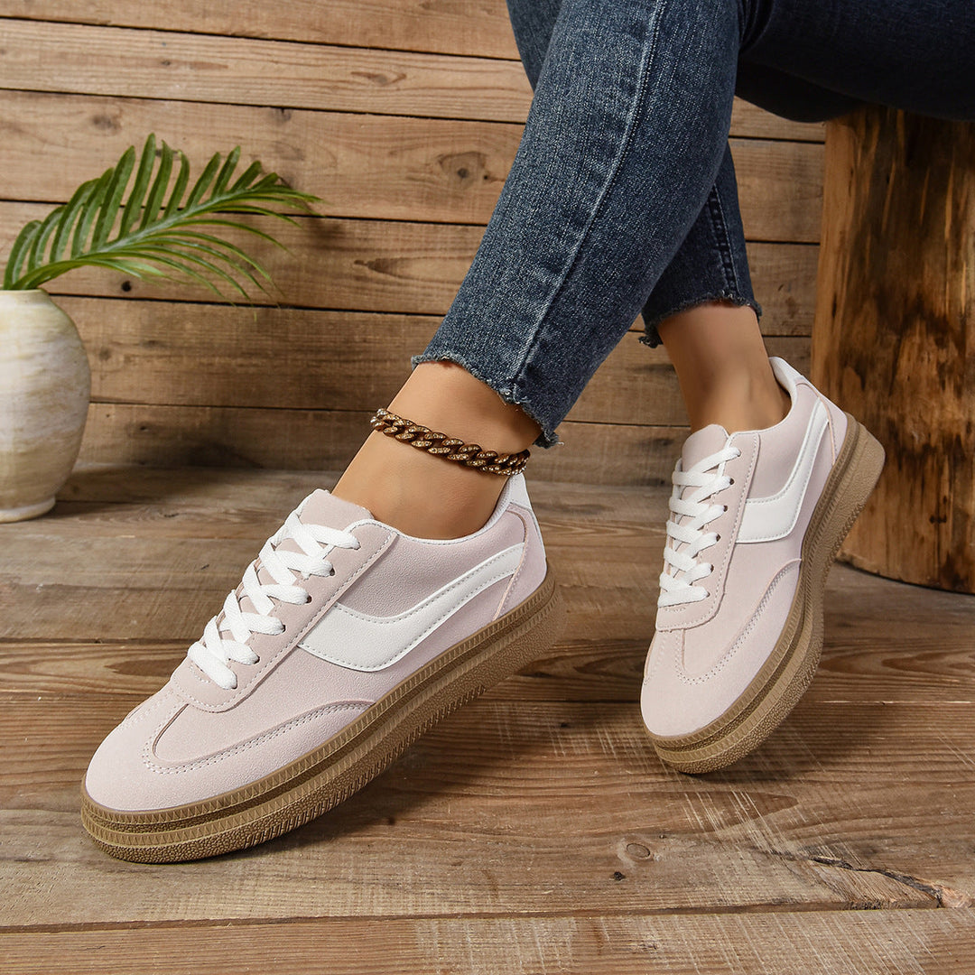 Damen Sportliche Sneaker mit modischem Farbkontrast und rutschfester Sohle Echo Archiv