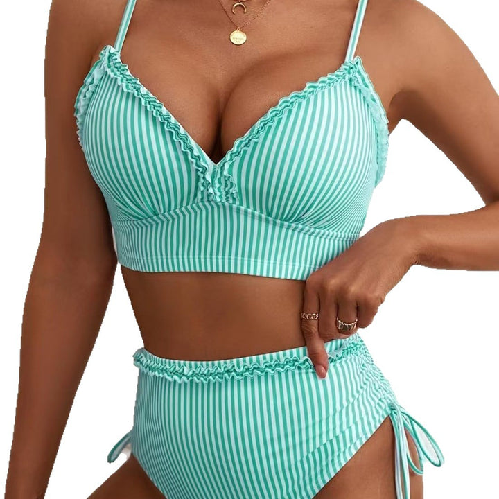 Damen Triangel-Bikini mit Rüschendetails Echo Archiv