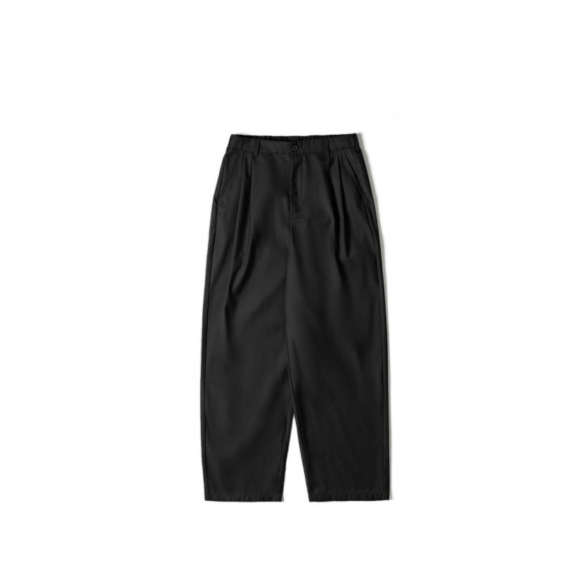 Damen Weite Highwaist-Hose mit Bundfalten, verkürztem Saum und tapered Schnitt Echo Archiv