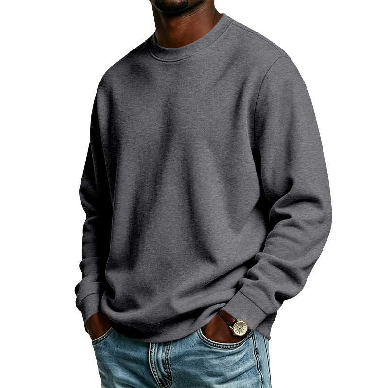 Herren Oversize-Sweatshirt mit Rundhalsausschnitt, weicher French-Terry und Rippbündchen Echoarchiv