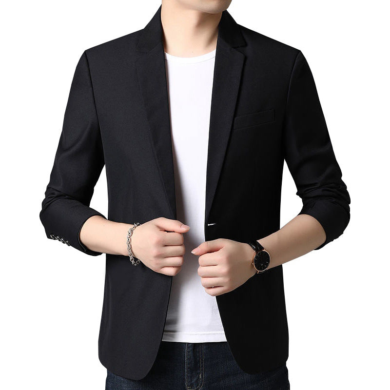 Herren Schlankes Business-Sakko mit minimalistischem Design und Stretch-Komfort – Tianoro