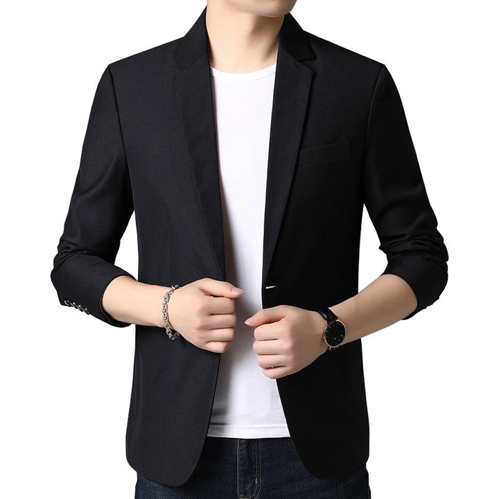 Herren Schlankes Business-Sakko mit minimalistischem Design und Stretch-Komfort – Tianoro