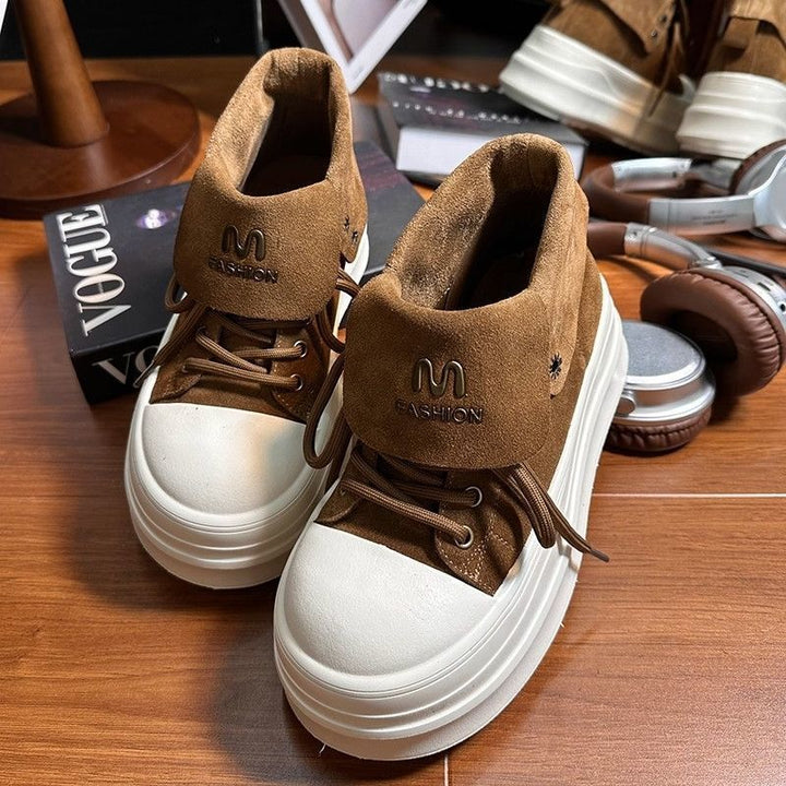 Damen Plateausneaker mit modischem Umschlag und komfortabler Sohle Echo Archiv