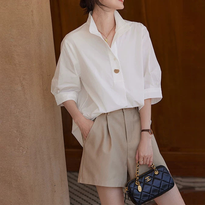 Damen Elegante und luftige Bluse mit modernem Schnitt Echoarchiv
