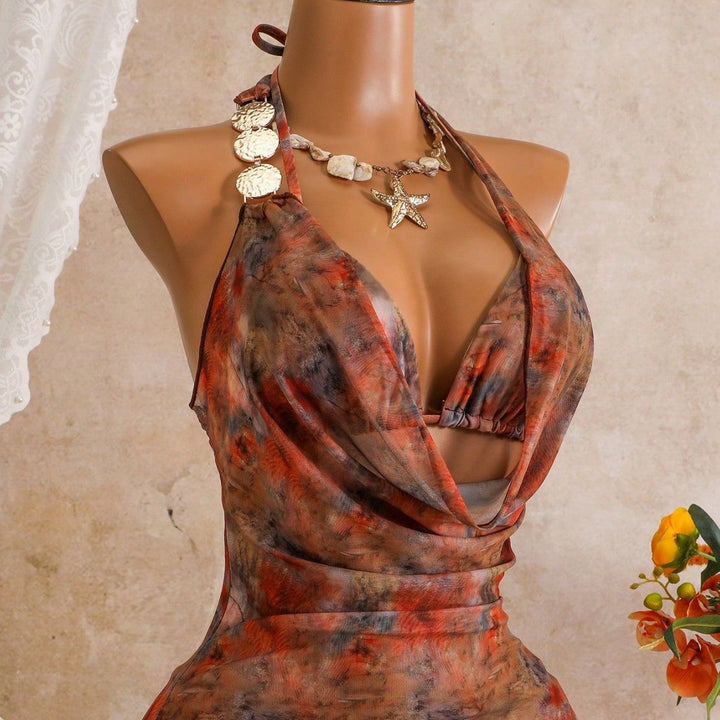 Damen Maxi-Bikini-Kleid Echo Archiv