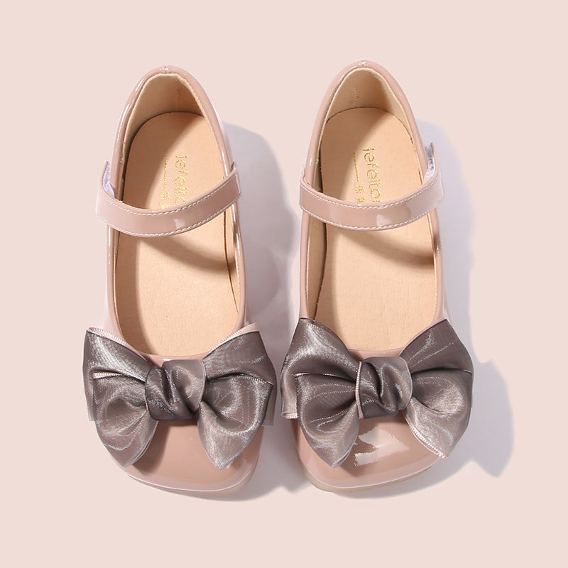 Mädchen Ballerinas mit dekorativem Schleifen-Design Echo Archiv