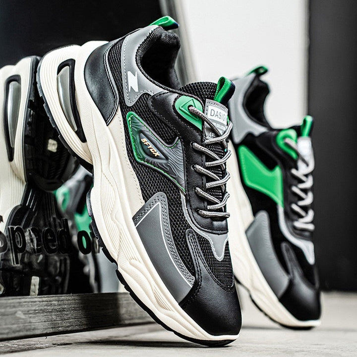 Damen Sportliche Sneakers mit atmungsaktiver Mesh-Konstruktion und rutschfester Laufsohle Echo Archiv