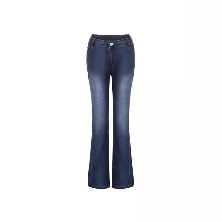 Damen elegante Bootcut JEchoarchivns mit hohem Bund und dezenter Waschung