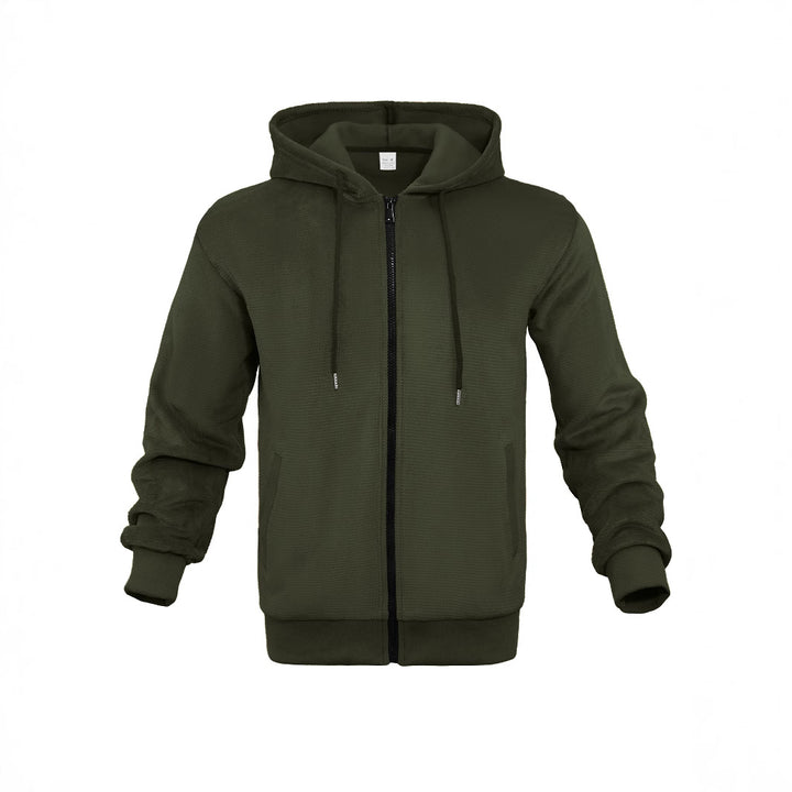 Herren Sportliche Kapuzenjacke mit atmungsaktivem Mesh-Material Echoarchiv