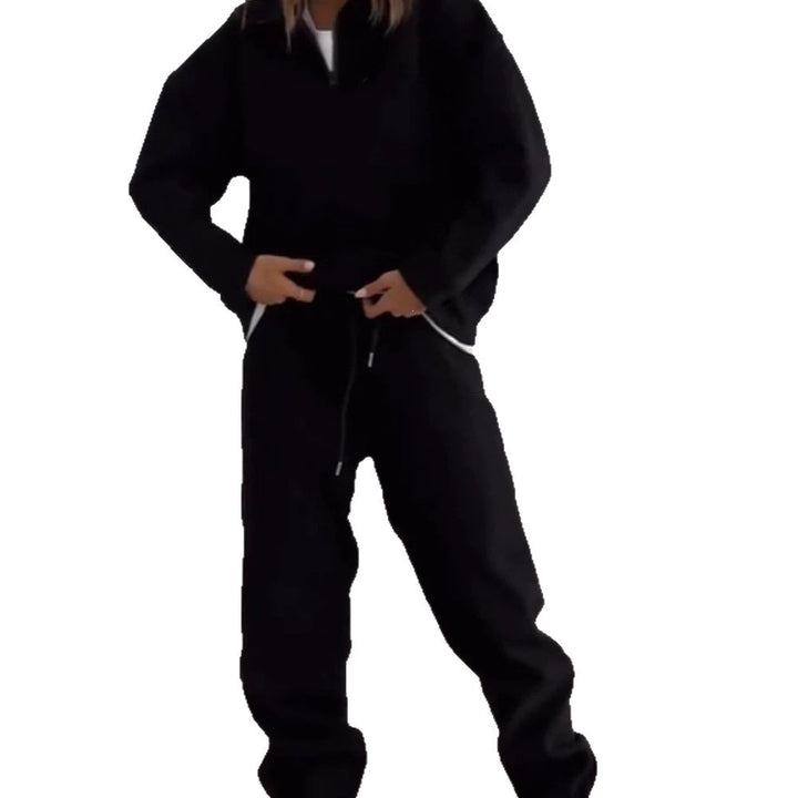 Damen nan lässige Sweatpants mit hohem Komfortbund, innen angerautem Fleece, Kordelzug und tiefen Seitentaschen Echo Archiv