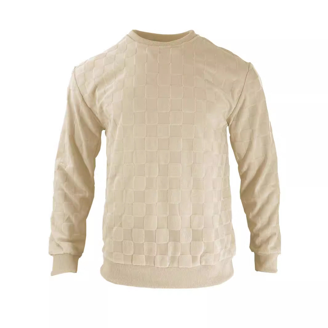 Herren Sweatshirt mit modernem Strukturdessin Echoarchiv