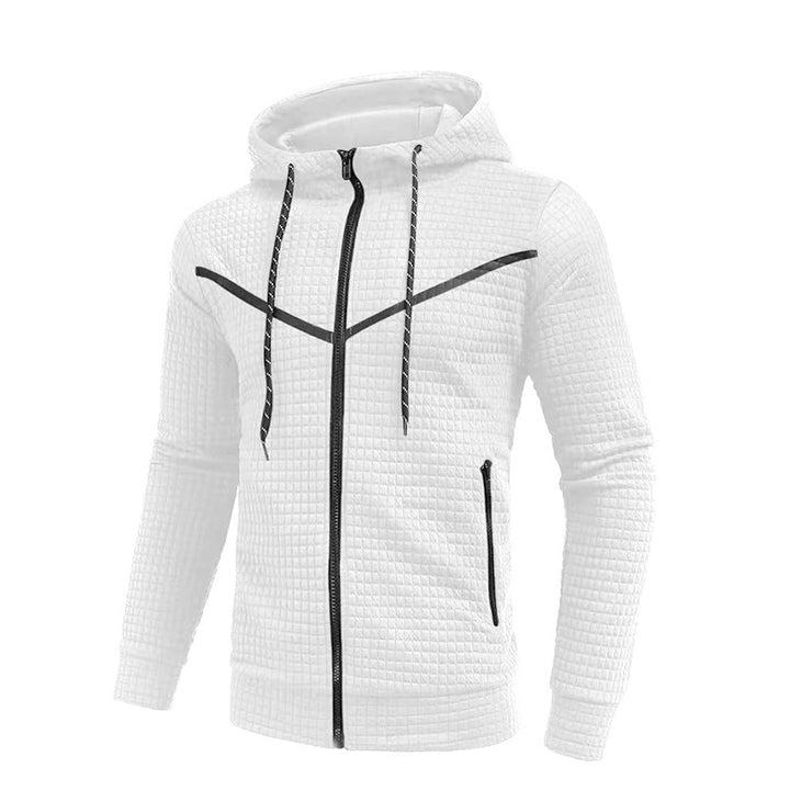 Herren stylische Jacke mit strukturiertem Design und praktischem Reißverschluss Echoarchiv