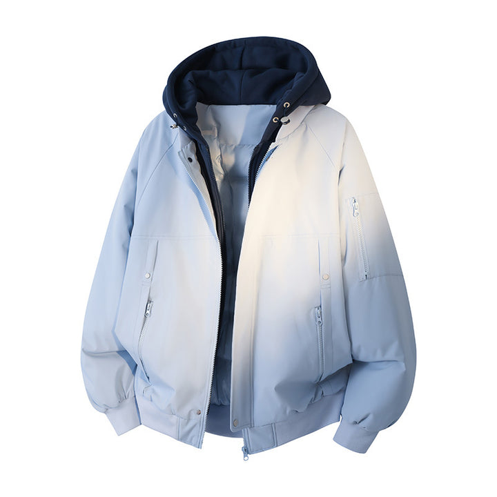 Herren Wasserabweisende Layering-Bomberjacke mit herausnehmbarer Kapuzen-Innenjacke Echoarchiv