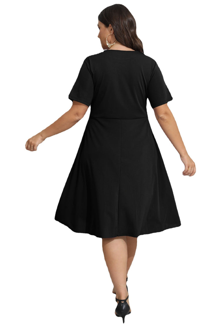 Damen luftiges Kleid mit dekorativem Lochmuster Echo Archiv