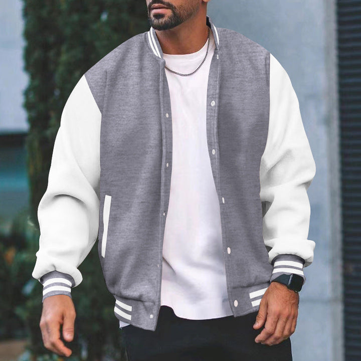 Herren Sportliche Collegejacke Echoarchiv
