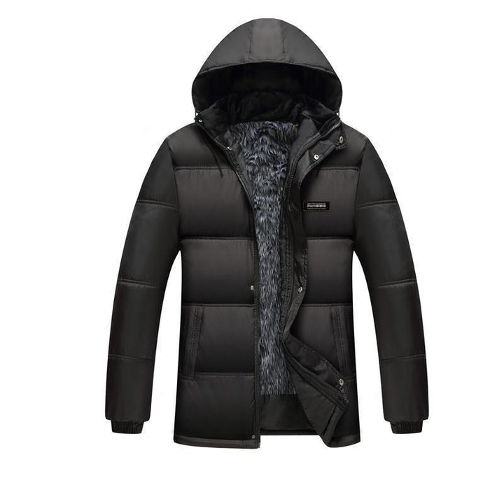 Herren gesteppte Winterjacke mit hochschließendem Kragen und isolierendem Futter Echoarchiv