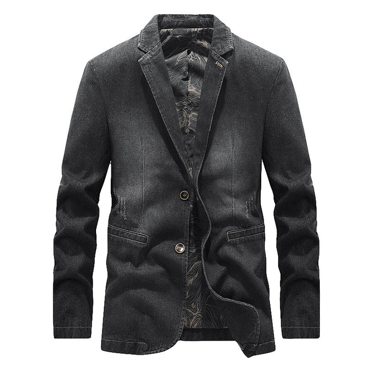 Herren Modische Denim Blazer Echo Archiv