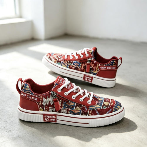 Unisex Freizeit-Sneaker mit modischem Ethno-Muster Echoarchiv