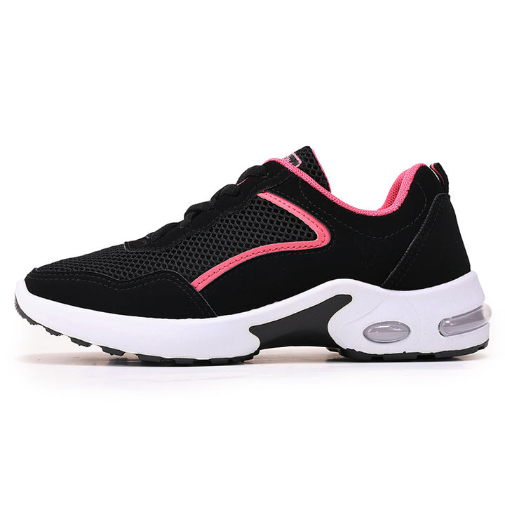 Damen nan atmungsaktive Laufsneaker mit sichtbarer Luftkissen-Dämpfung und gepolstertem Fersenbereich Echo Archiv
