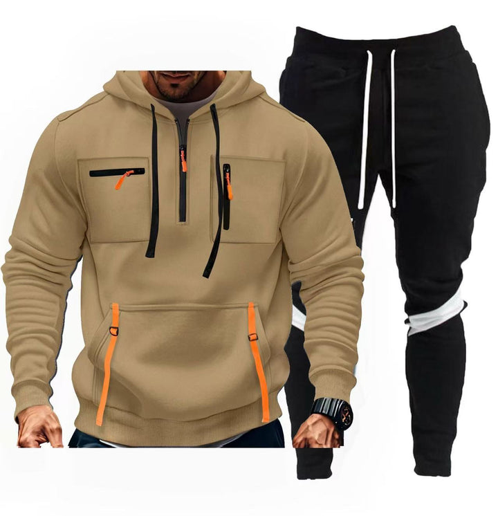 Herren sportliches Hoodie- und Jogginghosen-Set Echoarchiv