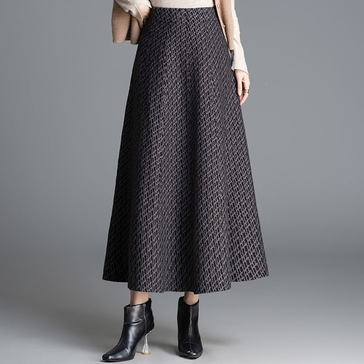 Damen Maxi-Rock mit elegantem geometrischen Muster Echo Archiv