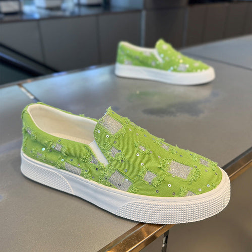 Damen modische Slip-On Sneakers Echo Archiv