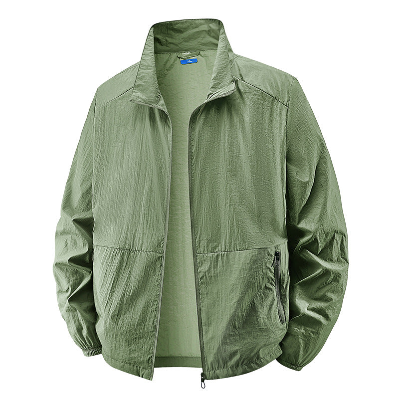 Herren Leichte Windbreaker Jacke Echo Archiv