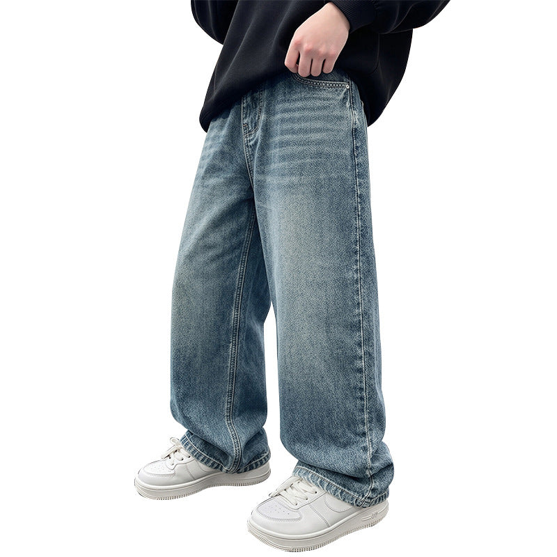 Unisex weite Jeans mit modernem Schnitt Echo Archiv