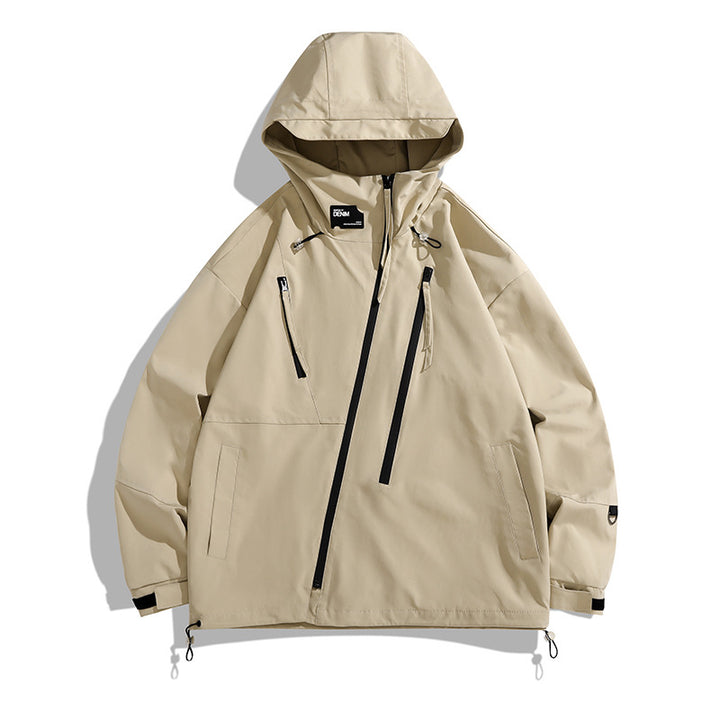 Herren Funktionsjacke mit vielseitigen Taschen und wasserdichtem Design Echoarchiv