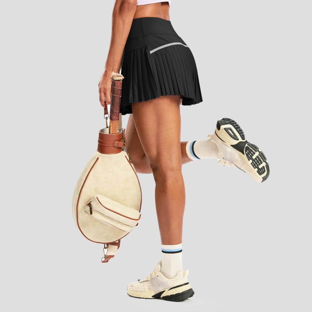 Damen Sportlicher Plisseerock mit integrierten Shorts Echo Archiv