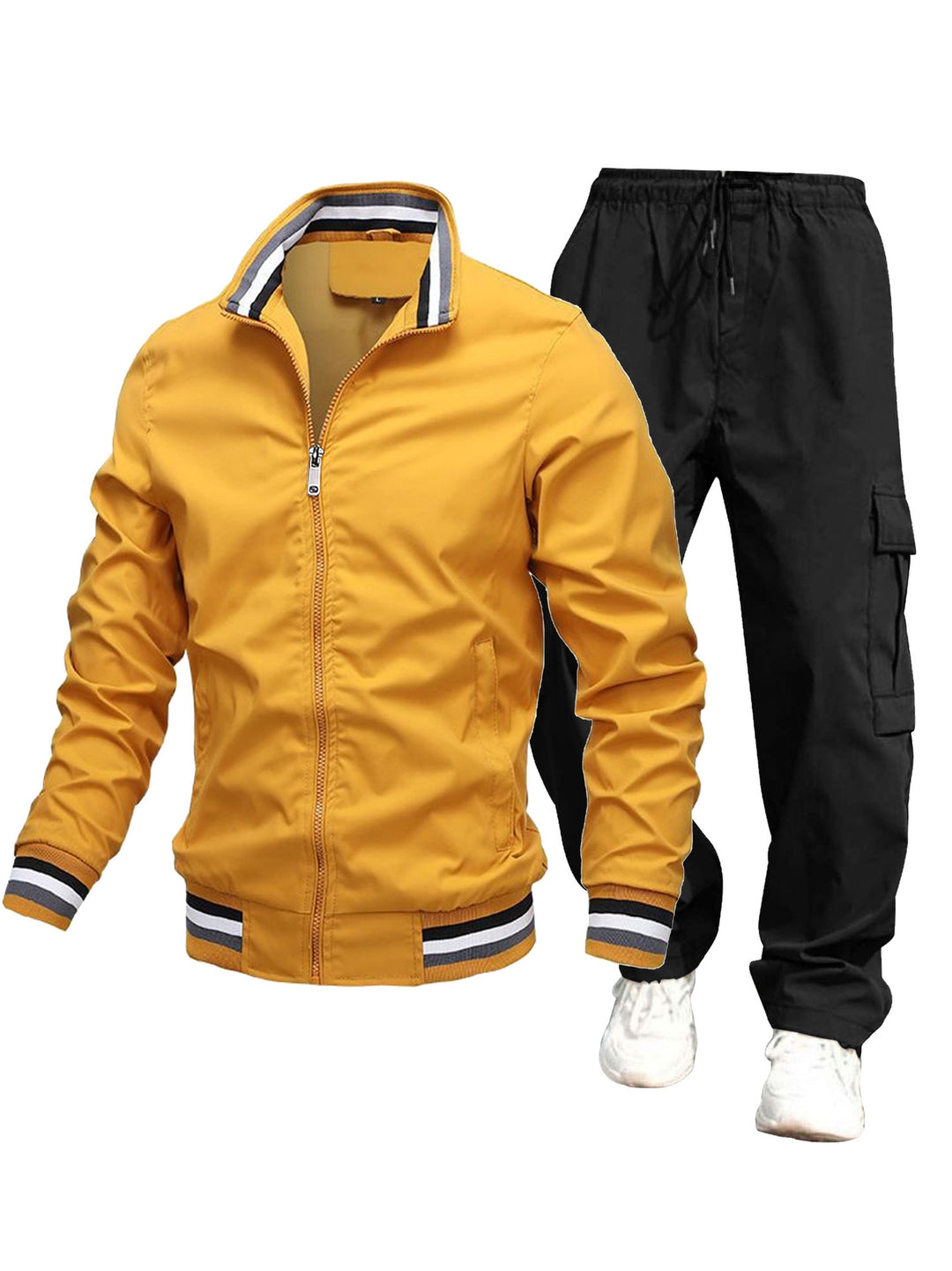 Herren Sportliche Jacke und Cargo-Hosen Echo Archiv