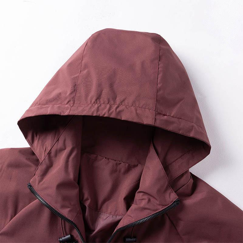 Herren Leichte Outdoorjacke mit verstellbarer Kapuze Echo Archiv